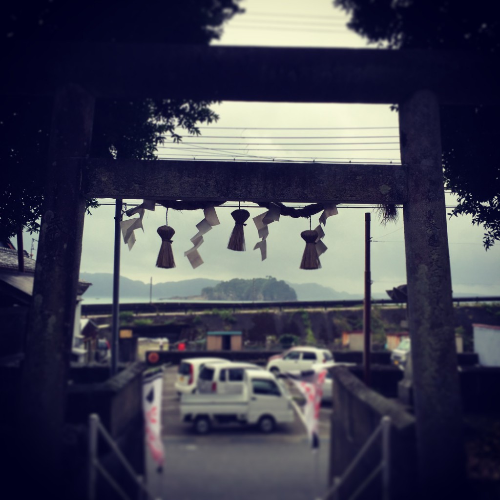 古座神社、九龍島